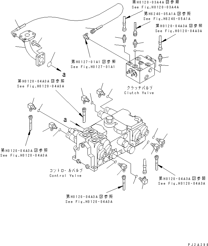 Угольник 22T-60-21620 KOMATSU