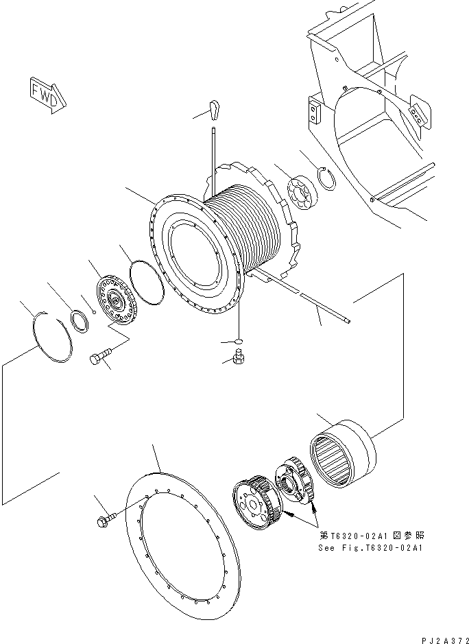 ROPE,WIRE 23S-75-55120 KOMATSU