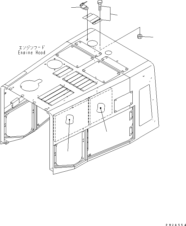 Лист 41L-Z84-2110 KOMATSU