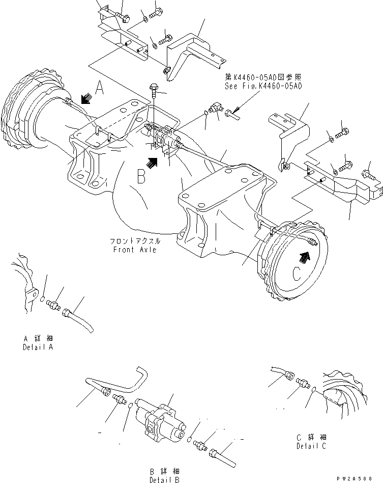 Крышка левая 41L-971-2720 KOMATSU