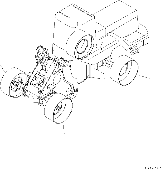 Колесо 41L-30-21910 KOMATSU
