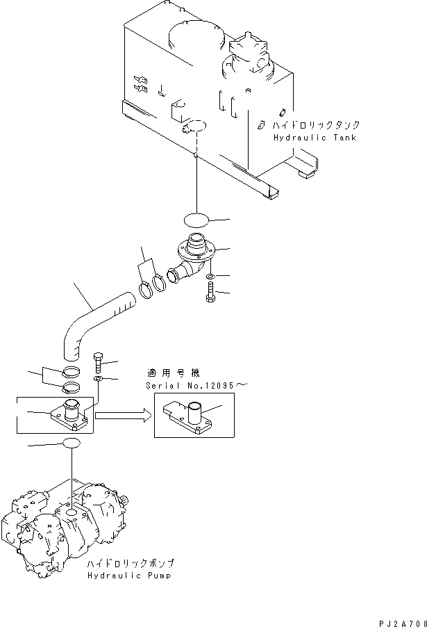 Фланец 235-60-32130 KOMATSU