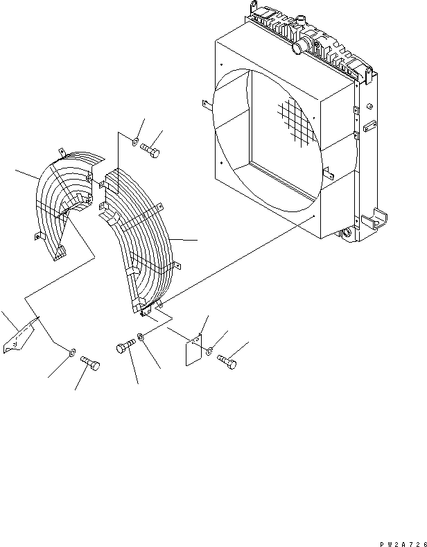 GUARD,FAN, L.H. 23A-03-31132 KOMATSU