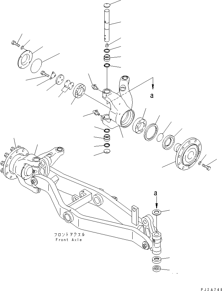 HOUSING,L.H. 23B-27-31140 KOMATSU