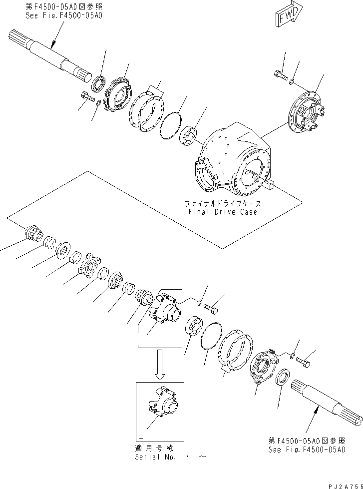 CAGE ASS'Y 23B-22-31200 KOMATSU