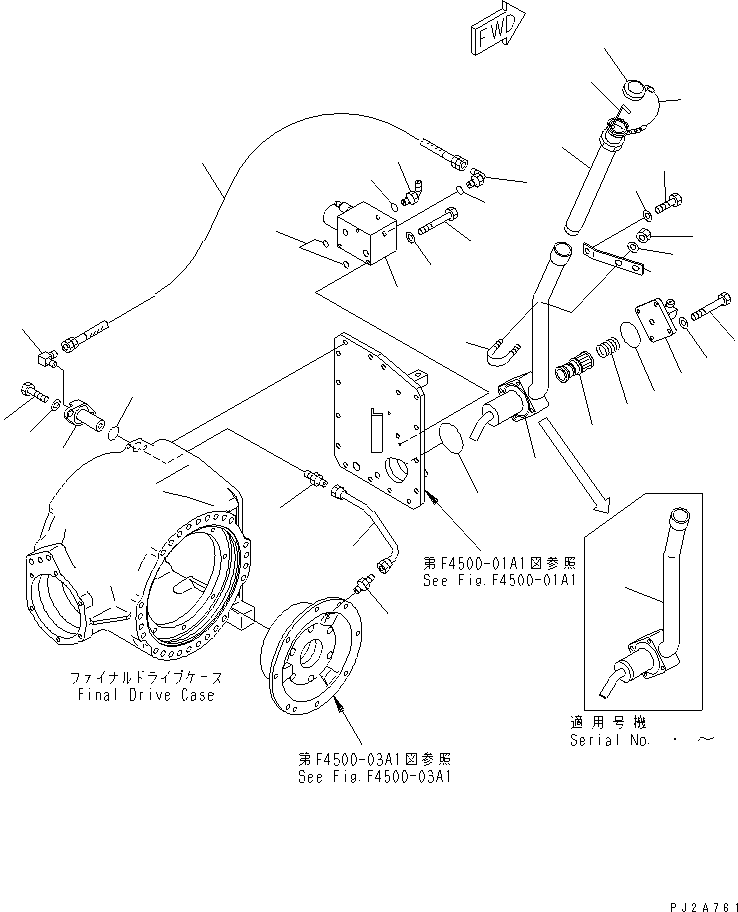 Шланг 07621-40304 KOMATSU