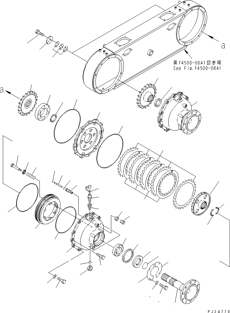 Упорное кольцо 23B-25-31191 KOMATSU