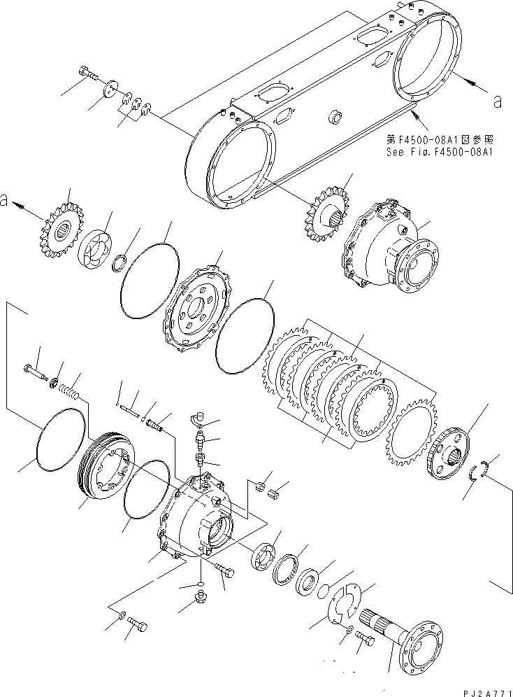 Уплотнение 238-25-76360 KOMATSU