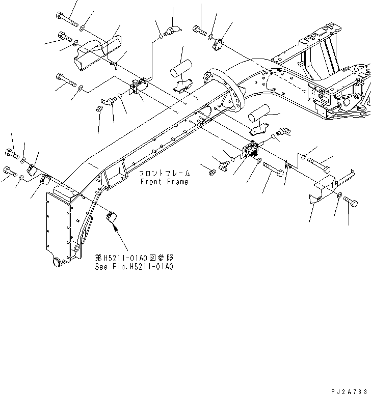 VALVE ASS'Y,BLADE SHIFT (23B-61-31900) KOMATSU