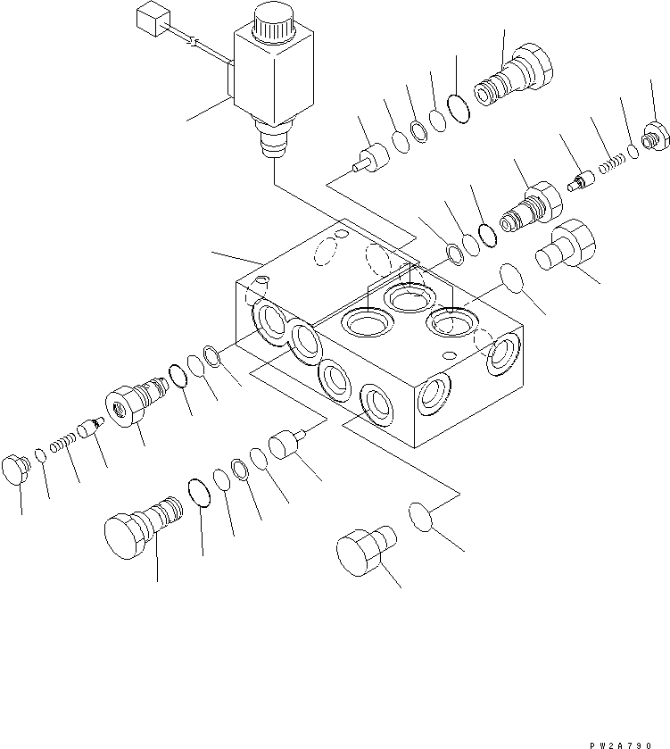 Клапан в сборе 23B-61-31901 KOMATSU