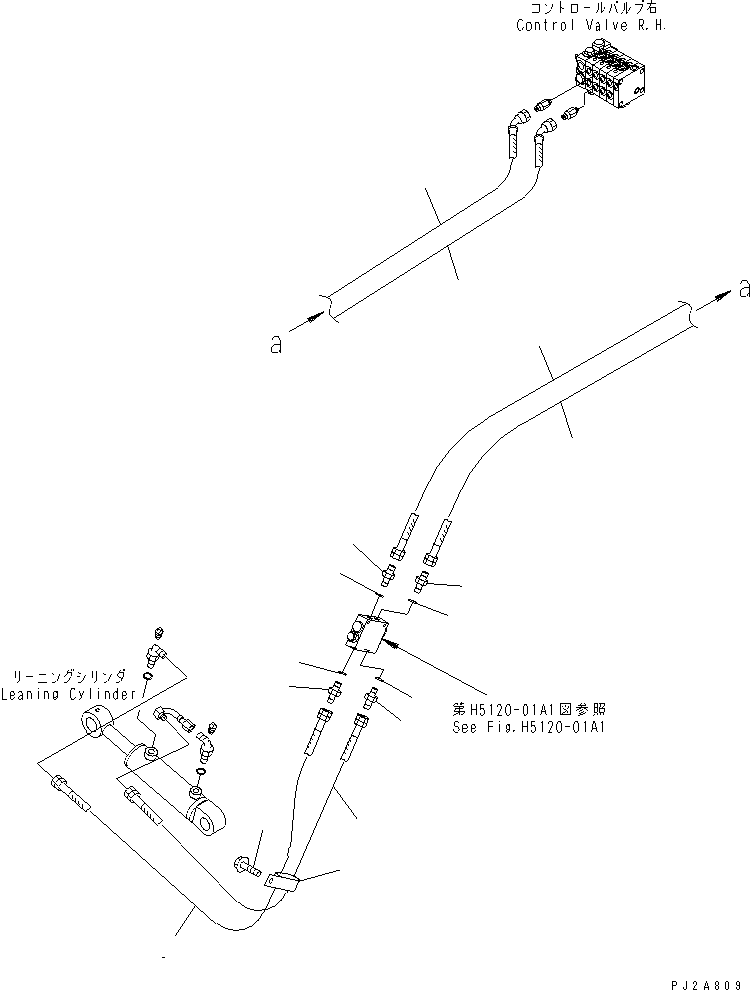 Шланг 230-09-63405 KOMATSU