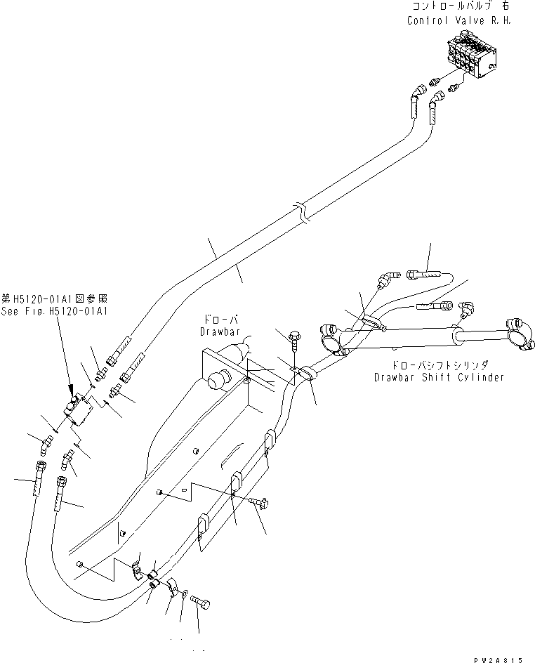 Шланг 07631-40341 KOMATSU