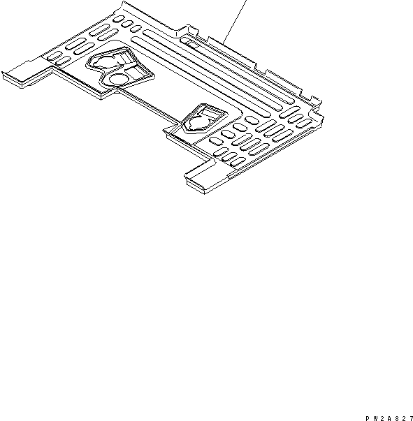 Коврик 23B-54-33510 KOMATSU