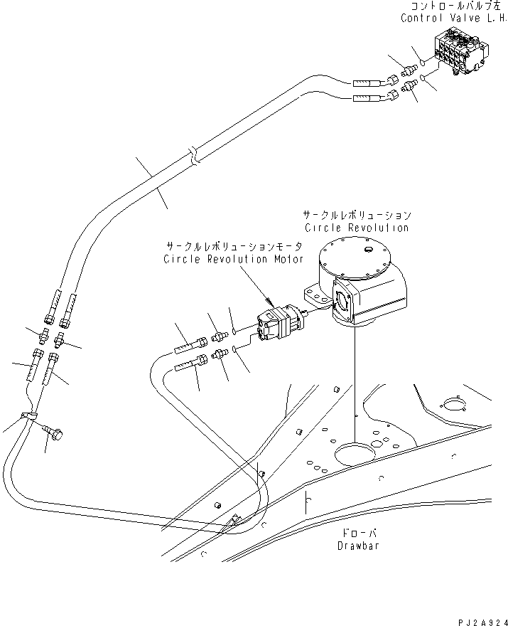 Шланг 07631-40419 KOMATSU