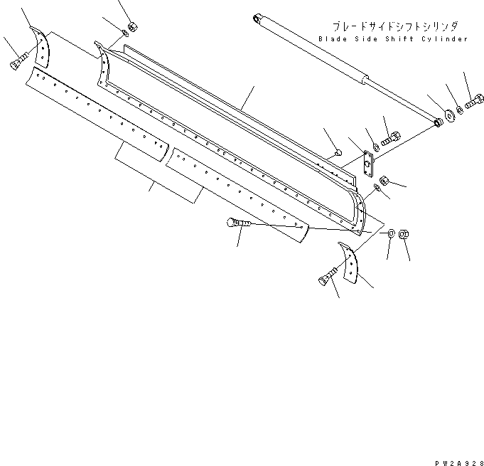 Кромка 23B-70-31470 KOMATSU