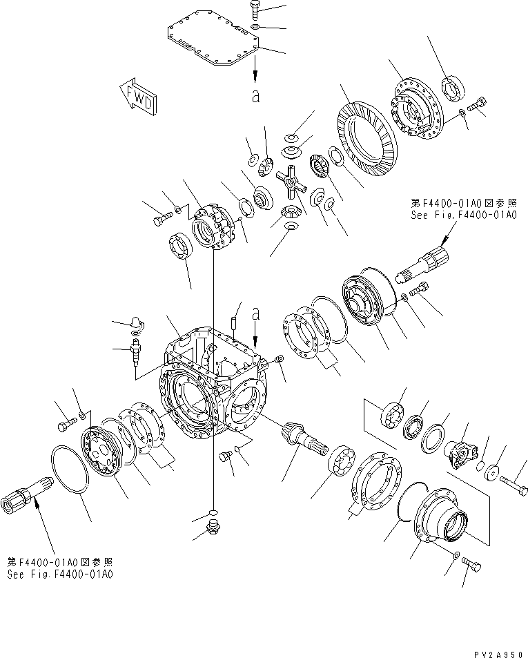 DIFFERENTIAL CASE A. 419-22-31300 KOMATSU