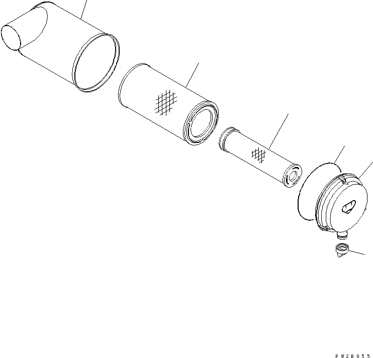 Корпус в сборе 6736-81-7110 KOMATSU