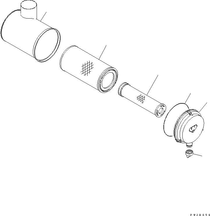 Корпус в сборе 6736-81-7310 KOMATSU