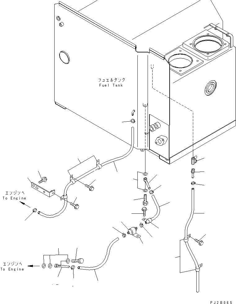 Шланг 07288-10810 KOMATSU