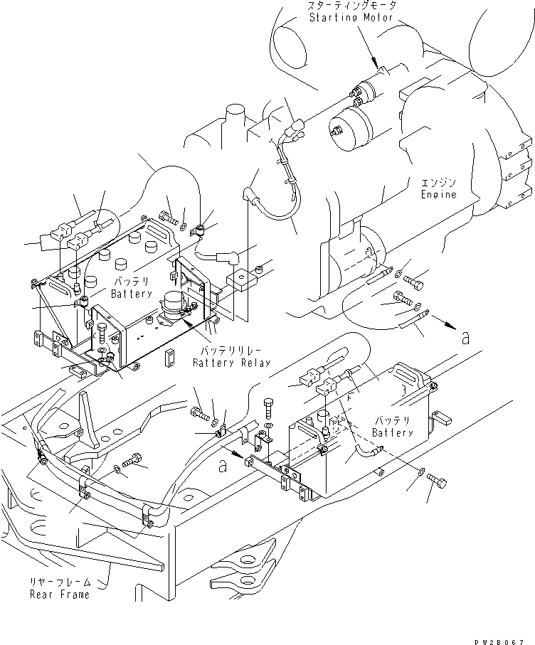 Кабель \0\23A-06-41140 KOMATSU
