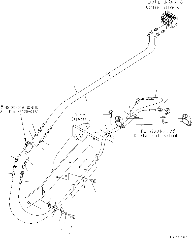 Шланг 07631-40342 KOMATSU
