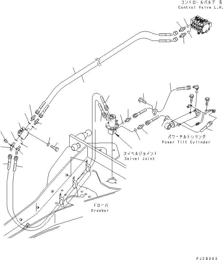 Шланг 07631-40336 KOMATSU