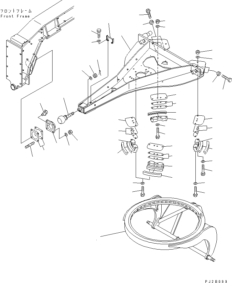 DRAWBAR 23A-70-31512 KOMATSU