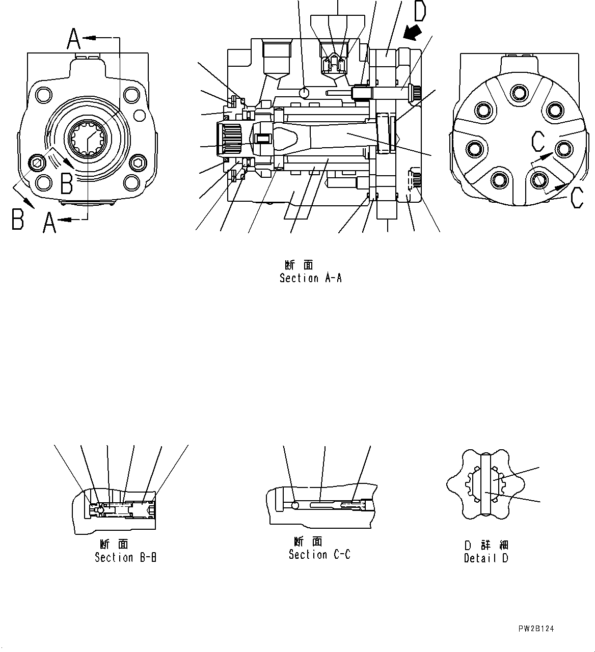 клапан в сборе 23B-40-41100 KOMATSU