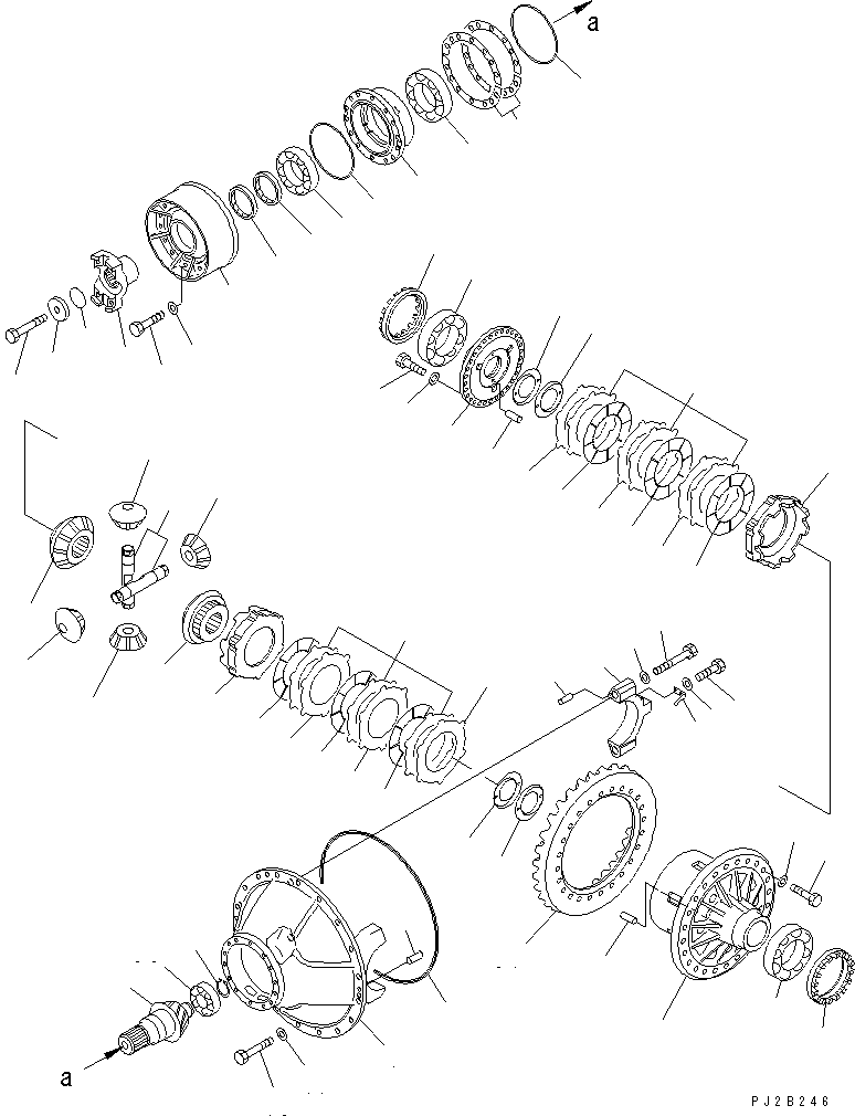 DIFFERENTIAL ASS'Y 426-23-21050 KOMATSU