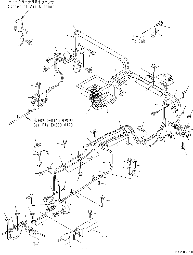 Жгут проводов 56B-06-11422 KOMATSU