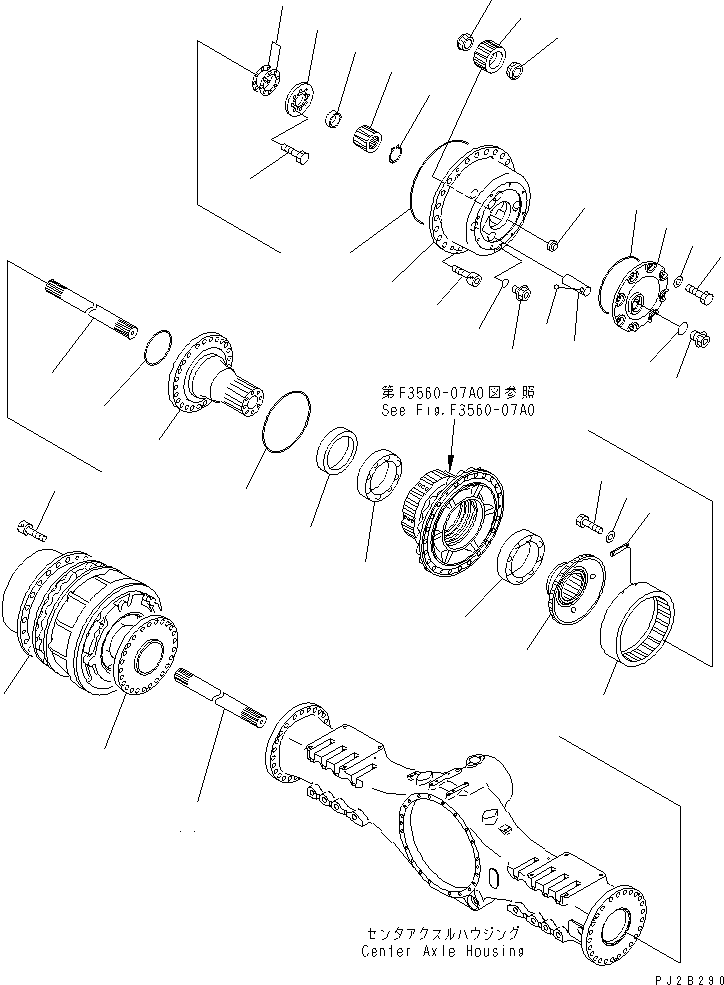 FINAL AND BRAKE A. 56B-23-12002 KOMATSU