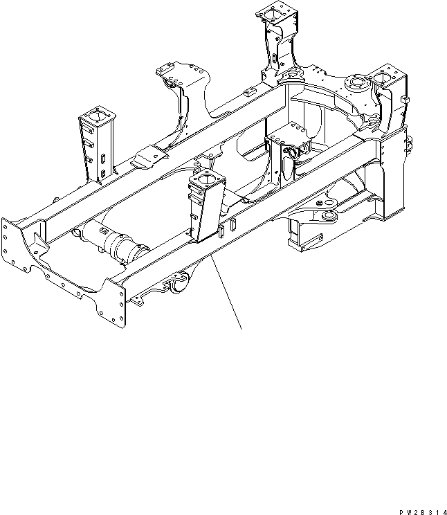 FRAME,FRONT 56B-46-10100 KOMATSU