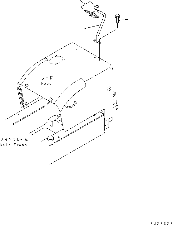 Распорка 22T-976-2110 KOMATSU