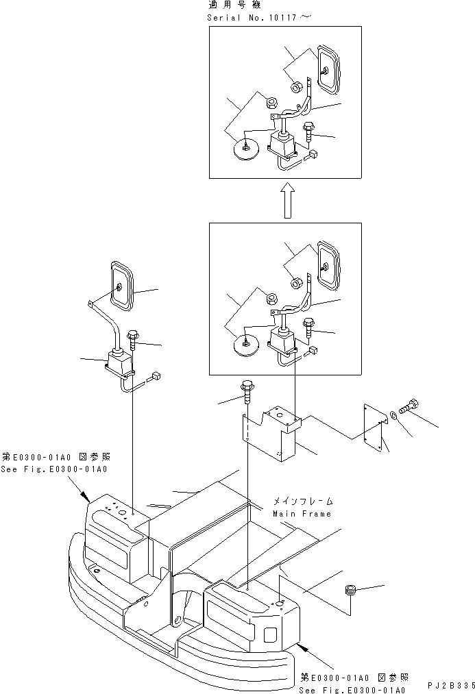 STAY,L.H. 22T-H91-2210 KOMATSU