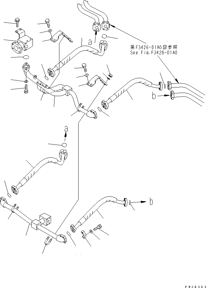 Фланец \0\07371-21255 KOMATSU