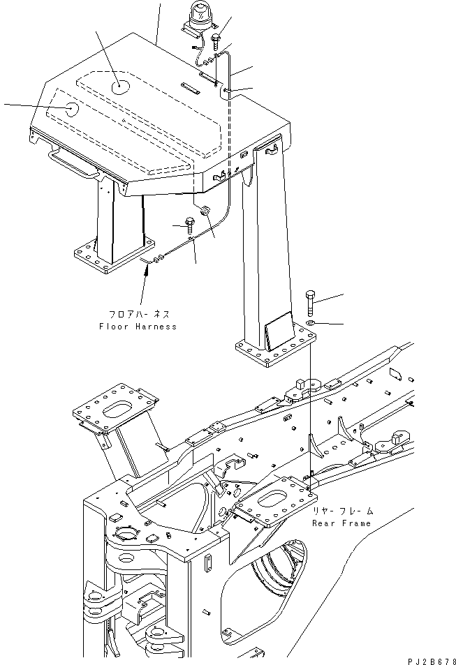 CANOPY,ROPS 428-957-2110 KOMATSU