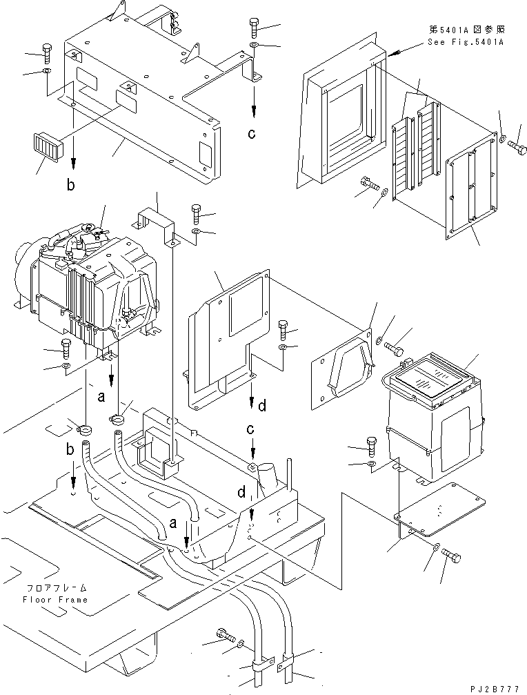 AIR CONDITIONER UNIT,(MODIFIED PART) 235-809-0030 KOMATSU