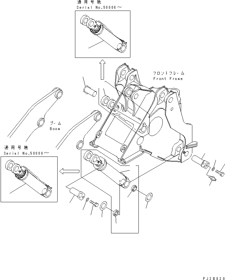 CYLINDER GROUP,L.H. (707-01-X7270) KOMATSU