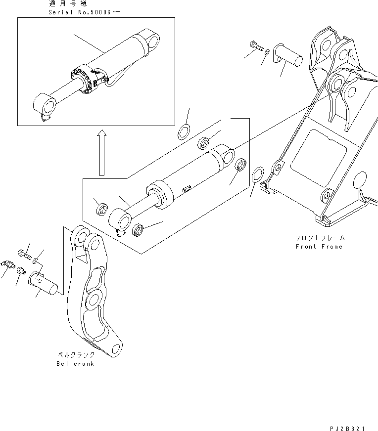 CYLINDER GROUP,DUMP (707-01-X7290) KOMATSU