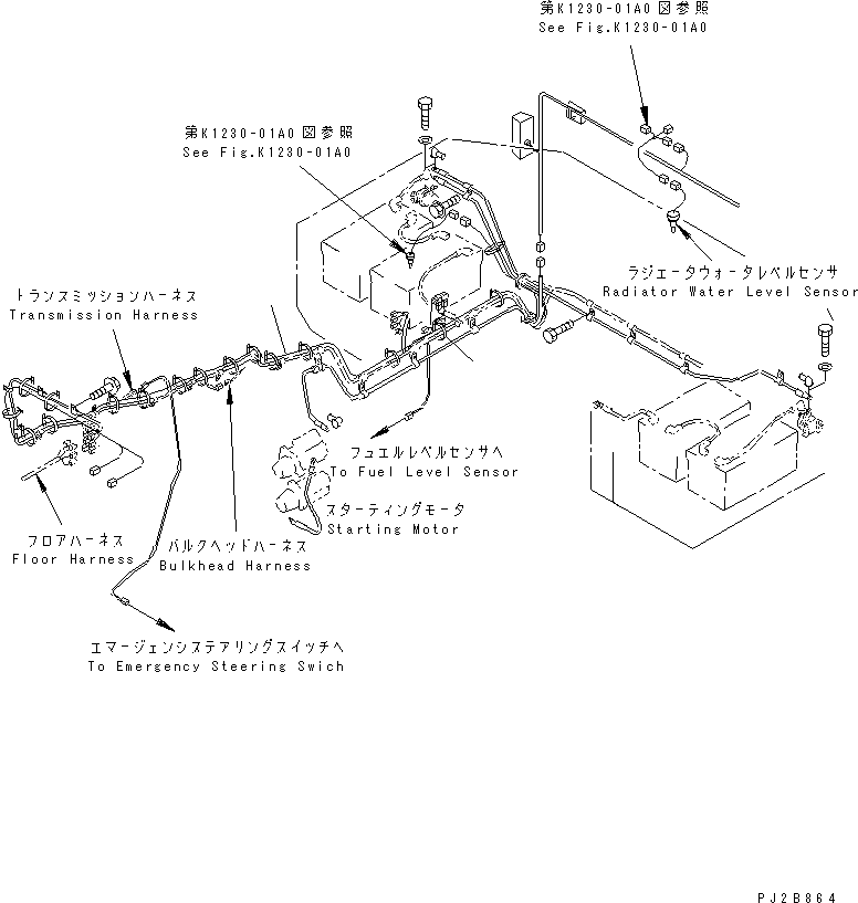 Жгут проводов 427-T32-2110 KOMATSU