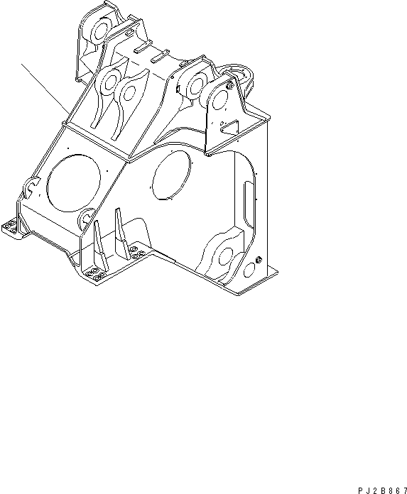 FRAME,FRONT 427-U94-2160 KOMATSU