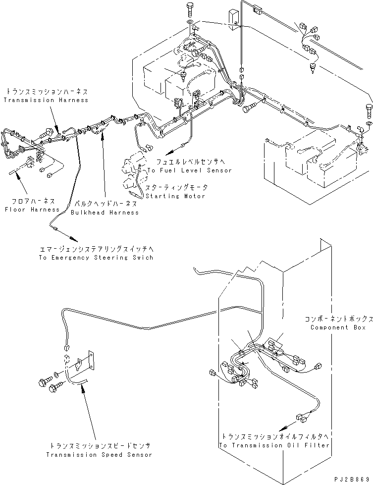 Жгут проводов 421-T32-2240 KOMATSU
