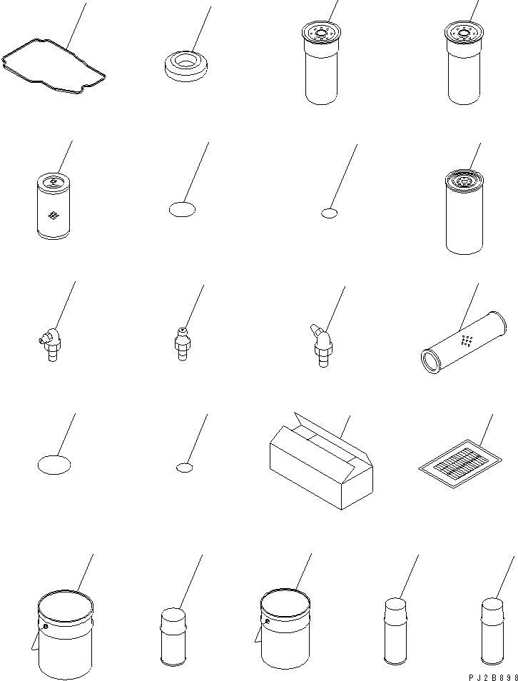 TABLE,SPARE PARTS 427-933-2310 KOMATSU