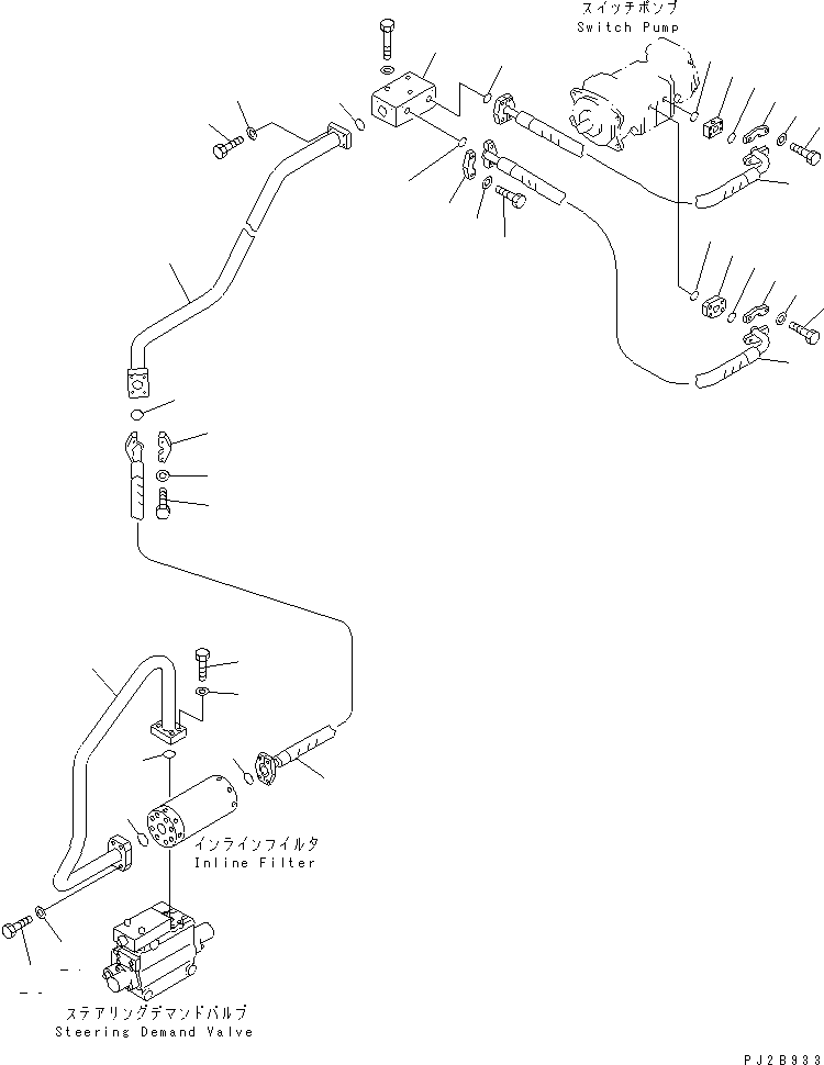 Трубка \0\427-62-13912 KOMATSU