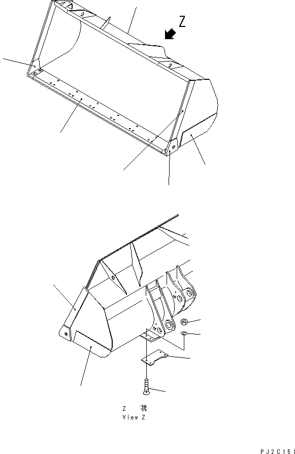 Пластина (сварная) 426-V64-2940 KOMATSU