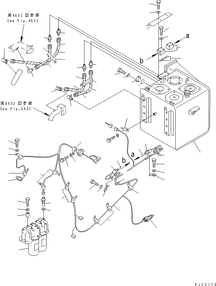 TANK,HYDRAULIC (566-60-6B211) KOMATSU