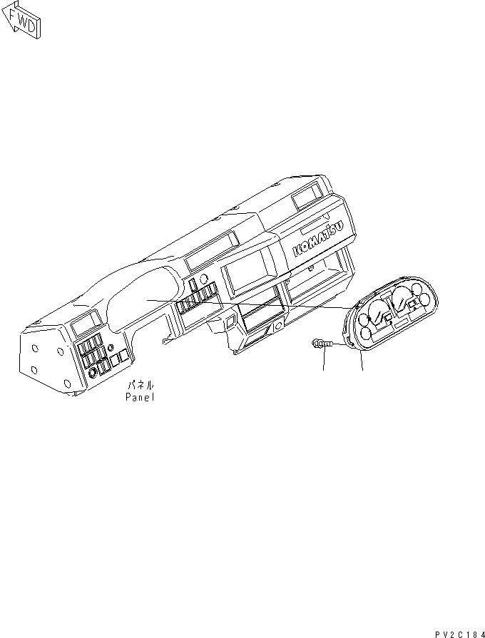MONITOR ASS'Y ((\2\7831-46-2001)) KOMATSU