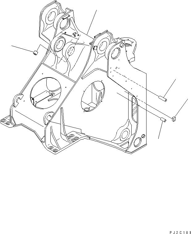 FRAME,FRONT 428-S94-2191 KOMATSU