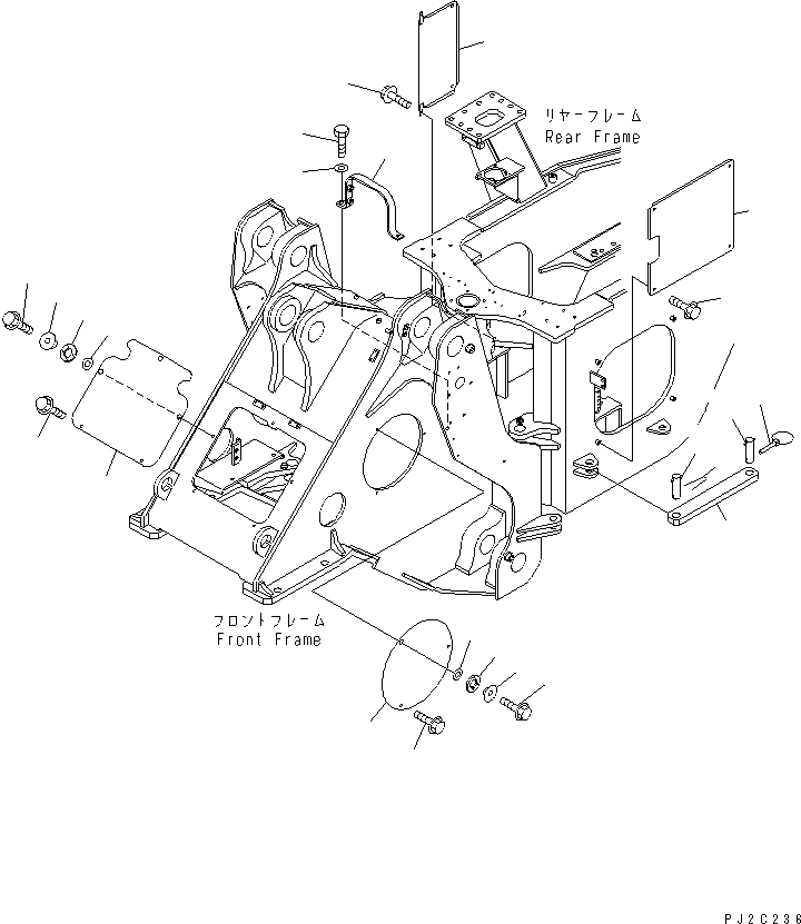 COVER,SIDE ACCESS 425-16-11142 KOMATSU
