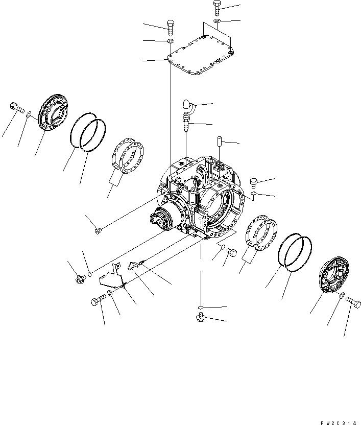 Пробка 07041-11812 KOMATSU